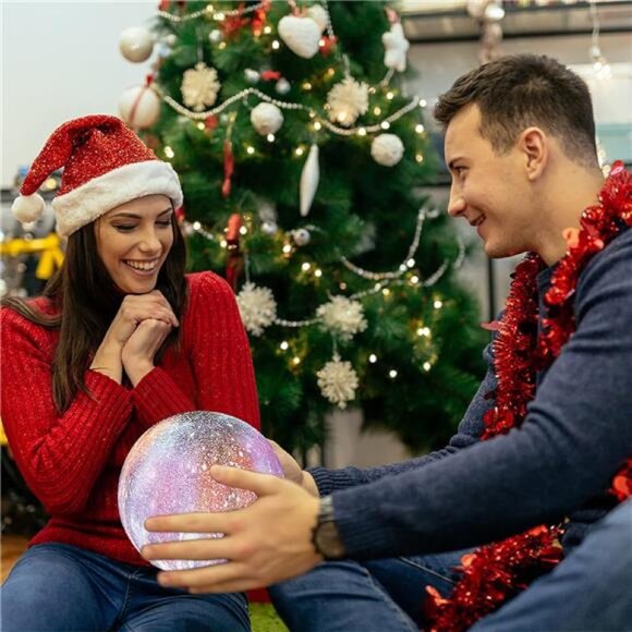 Moon Lamp Kids Night Light Galaxy Lamp - 16 Colors Moon Light with Wood Stand - Picture 5 of 8